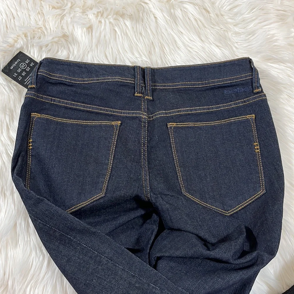 Bebe Quinn Skinny Dark Denim 29 - Picture 4 of 7